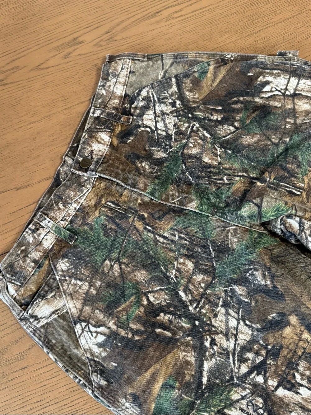 Vintage Carhartt Realtree Camo Work Pants Size 32x29 Hunting Utility Carpenter - Picture 3 of 6
